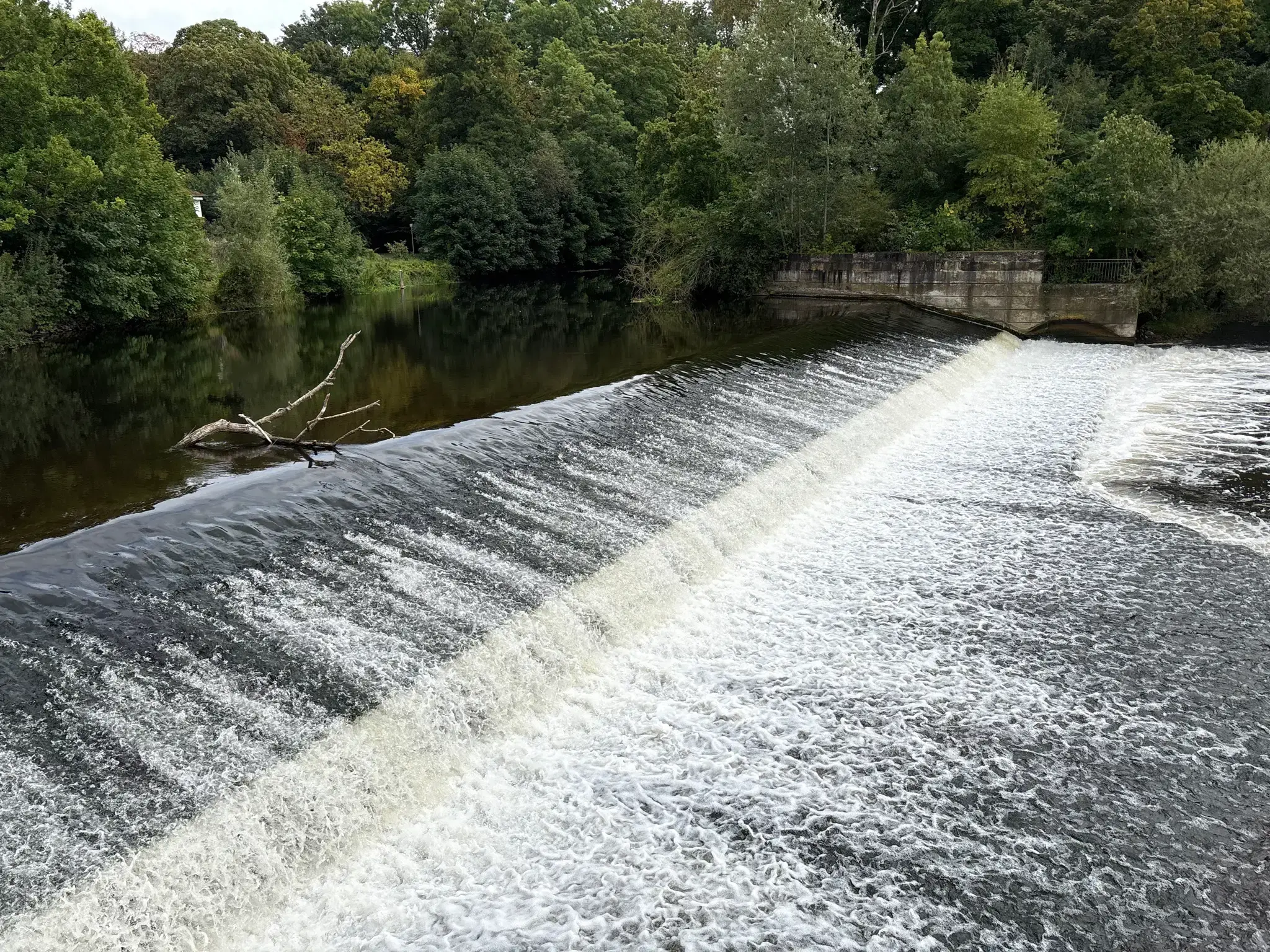Das rauschende Wehr (Stromschnelle)